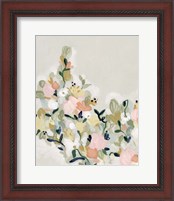 Framed 'Blushing Blooms II' border=