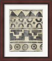 Framed 'Bazaar Motif IV' border=