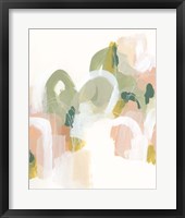 Pastel Cascade II Framed Print