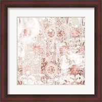 Framed 'World Traveler Textile II' border=