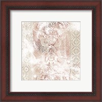 Framed 'World Traveler Textile III' border=