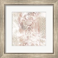 Framed 'World Traveler Textile III' border=