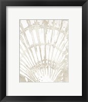 Framed 'Linen Tropical Silhouette II' border=