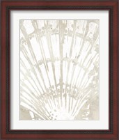 Framed 'Linen Tropical Silhouette II' border=