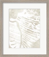 Framed 'Linen Tropical Silhouette III' border=