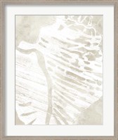 Framed 'Linen Tropical Silhouette III' border=