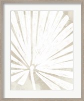 Framed 'Linen Tropical Silhouette IV' border=