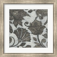 Framed 'Barnwood Chintz I' border=