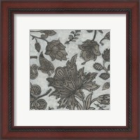 Framed 'Barnwood Chintz II' border=