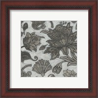 Framed 'Barnwood Chintz IV' border=