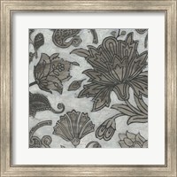 Framed 'Barnwood Chintz IV' border=