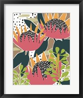 Framed 'King Protea I' border=