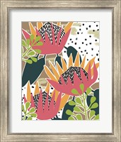 Framed 'King Protea II' border=