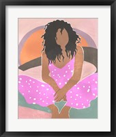 Curly Lady IV Framed Print