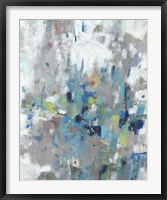 Edgy Blues II Framed Print