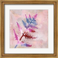 Framed 'Dappled Fern II' border=