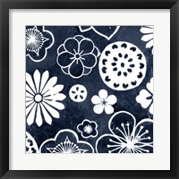 Framed 'Navy Cascade III' border=