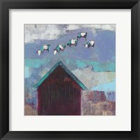 Framed Cow Cloud Barn