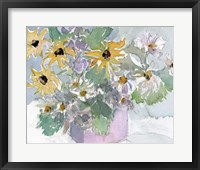 Framed Daisies & Black Eyed Susans II