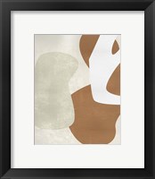 Framed 'Beige Stucture I' border=