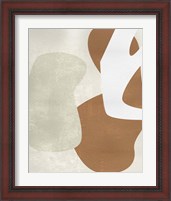 Framed 'Beige Stucture I' border=