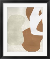 Framed 'Beige Stucture I' border=