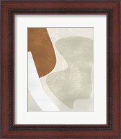 Framed 'Beige Stucture II' border=