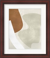 Framed 'Beige Stucture II' border=