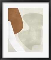 Beige Stucture II Framed Print