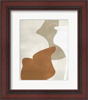 Framed 'Beige Stucture III' border=