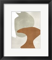 Framed 'Beige Stucture IV' border=