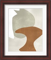 Framed 'Beige Stucture IV' border=