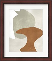 Framed 'Beige Stucture IV' border=