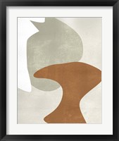 Framed 'Beige Stucture IV' border=