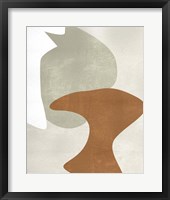 Beige Stucture IV Framed Print