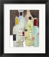 Framed 'Wines & Spirits III' border=