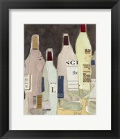 Framed 'Wines & Spirits IV' border=