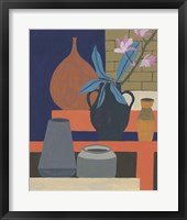 Vases on a Shelf I Framed Print