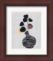 Framed 'Decorated Vase with Plant I' border=