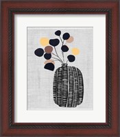 Framed 'Decorated Vase with Plant III' border=