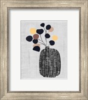 Framed 'Decorated Vase with Plant III' border=