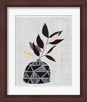 Framed 'Decorated Vase with Plant IV' border=