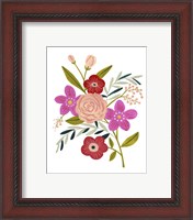 Framed 'Simple Flora II' border=