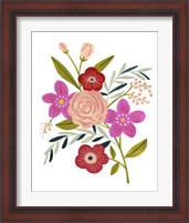 Framed 'Simple Flora II' border=