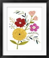 Framed 'Simple Flora IV' border=