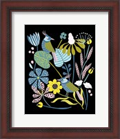 Framed 'Pleasure Garden I' border=