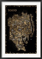 Framed Glam Iconic Cities-Tokyo