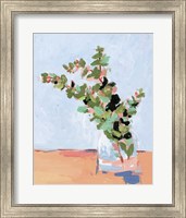 Framed Baby Blue Eucalyptus I