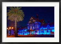 Framed Bath House At Dusk, Government Gardens, Rotorua, North Island, New Zealand