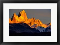 Framed Argentina, Patagonia El Chalten, Fitz Roy